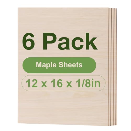 ROBOTIME Maple Plywood 3mm 6 Pack