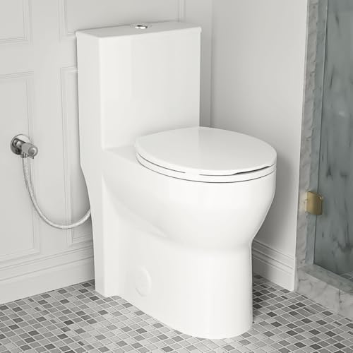 Compact 19 Inch Tall Toilet, Los Flexi Skirted & High