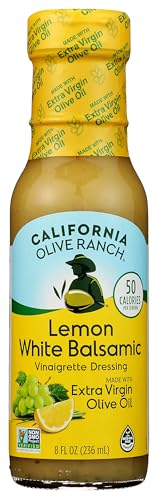 CALIFORNIA OLIVE RANCH Lemon White Balsamic Vinaigrette Dressing, 8 FZ