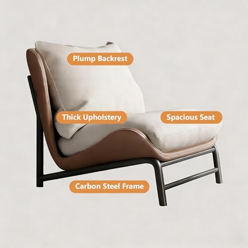 Velvet Armless Chair - Upholstered Single Sofa with Metal Legs for Small Spaces, Bedroom, Living Room (27.16" x 34.65" x 29.53") - Modern Comfort Furniture