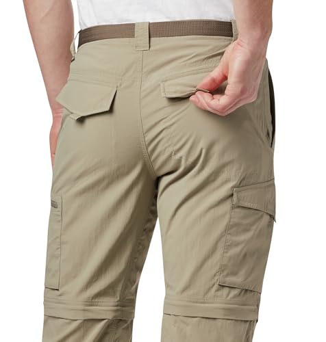 Image of Columbia Mens Ridge Silver Ridge Convertible Pant, Tusk, 44W x 36L US