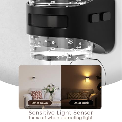 Image of Briignite Motion Sensor Night Light Bubble Night Lights Plug into Wall | Modern 5CCT Dimmable Nightlights, Dusk to Dawn Sensor Nightlight for Bathroom Bedroom Hallway Kitchen