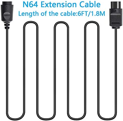 Ssgamer N64 Extension Cables for Nintendo N64 64 Controller (4 Packs) - 2