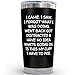 KLUBI Birthday Gifts for Women Men - I Came I Saw I Forgot Tumbler 20oz Black Gag Gifts Funny Adult Grandpa for Him Drinking Cups for Elderly Senior Citizen 65th Birthday Gifts, 75th, 40th, 50th, 60th