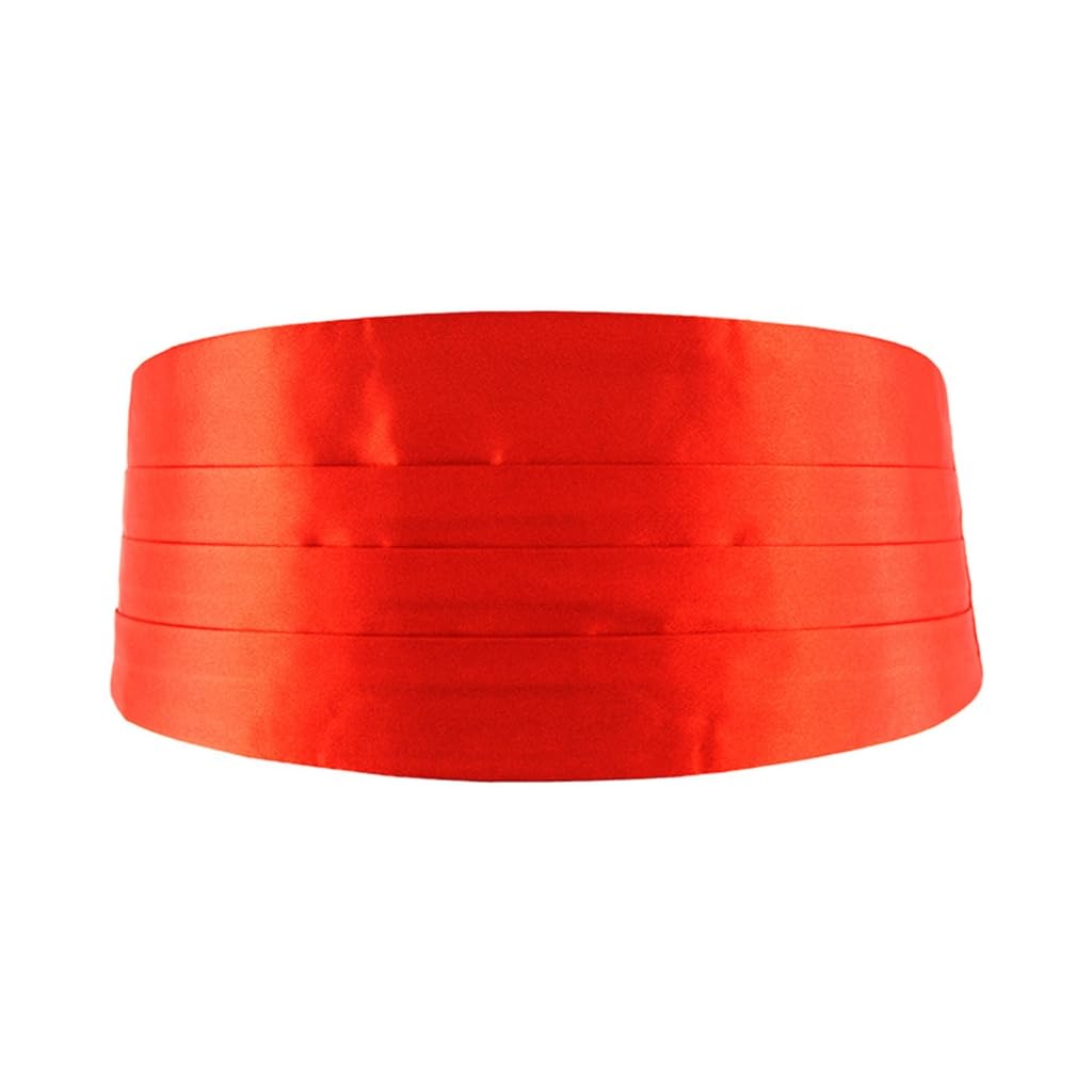 CAZSTYK Adjustable Cummerbund for Men Suited for Weddings Business Meetings and Sophisticated Event Elevate Your Formal Attire Red
