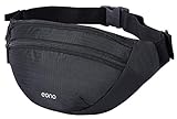 ✔ Para Su Mejor Comodidad. Usó una almohadilla suave resistente al desgaste y la curvatura adecuada en la parte posterior de la bolsa. Esta riñonera de EONO se abrazará estrechamente a su cintura o vientre sin rebotar, es llevable y cómoda. Se ajusta al tamaño de la cintura de 55 cm a 110 cm con una correa de hebilla totalmente ajustable.