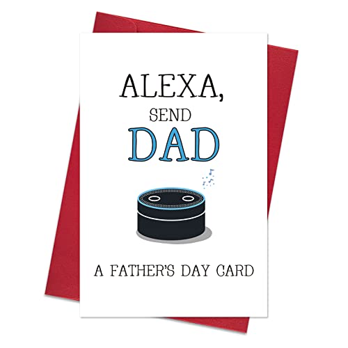 Lustige Technologie Vatertagskarte, geeky Vatertagskarte für ihn, senden Sie Vater einen Vatertag Karte von Sohn Tochter Cover