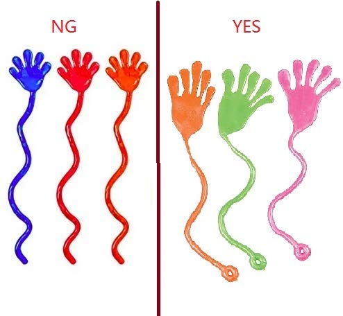 Tuko 20Pcs Sticky Hands, Sticky Finger, Kids' Party Favor Sets， Fun Toys, Party Favors, Wacky Fun Stretchy Sticky Hands, Party Favors, Birthday Parties, Toys For Sensory Kids,20Pcs #TOP2