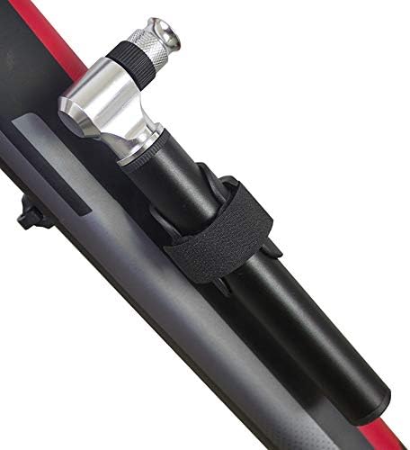Bicycle Pump, 300 PSI Mini Bike Pump, Manual Pump, with Needle and Frame Mount