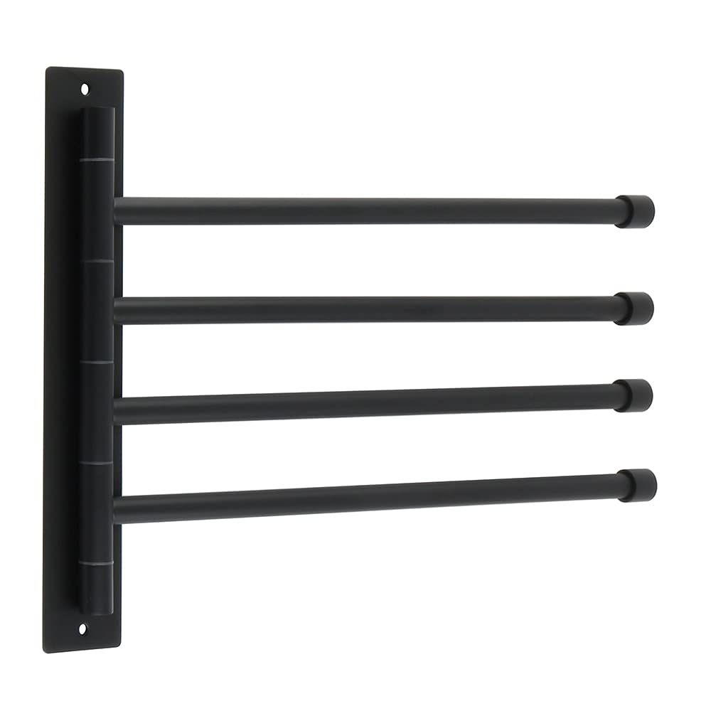 GLETSF Universal Towel Rack, Bathroom Towel Rack, 1 Piece Bathroom Towel Rack, Swivel Towel Rack, Wall Mounted Towel Rack, Stainless Steel Swivel Rack Bathroom Rack