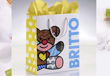 Romero Britto Bolsa de regalo con pañuelos