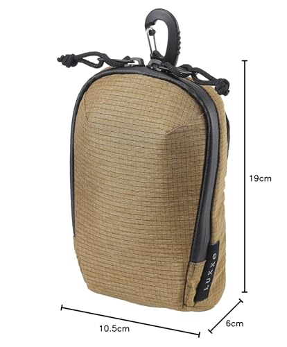 ハクバ HAKUBA カメラバッグ LUXXe(ラグゼ) GRID ジップマルチポーチ Mサイズ コヨーテ SPECTRAファイバー×CORDURAファブリック YKKファスナー採用 撥水 AMZSLX-GMPMCY