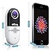 eRing Video Doorbell Wi-Fi Smart, 1080P HD Home Security Camera with Real-Time Video, 2-Way Audio, Motion Detection, Night Vision, (Existing Doorbell Wiring Required) RENPHO Smart APP for iOS Android