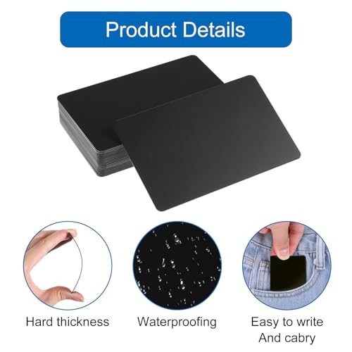 30 Stück NFC Karten Schwarz Wiederbeschreibbare NFC Tags NTAG 215 PVC Karte Leer Programmierbarer NFC Visitenkartenchip 504 Byte Speicher NFC Tag Kompatibel mit Allen NFC Unterstützten Geräten