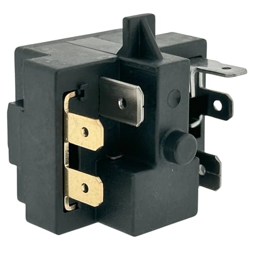 Relé de arranque y protector de sobrecarga QPE2-A4R7MD3 6Pin compatible con refrigeradores Midea, Magic Chef, Danby miniatura 5