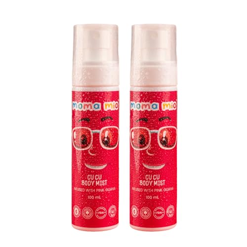 Image of Cu-Cu Body Mist Pink Guava (100 ml) - Diaper Spray Mist for Babies | Continuous UV Protection | SPF 30 Baby Sunscreen Spray | Paraben & SLS Free | PACK OF 2