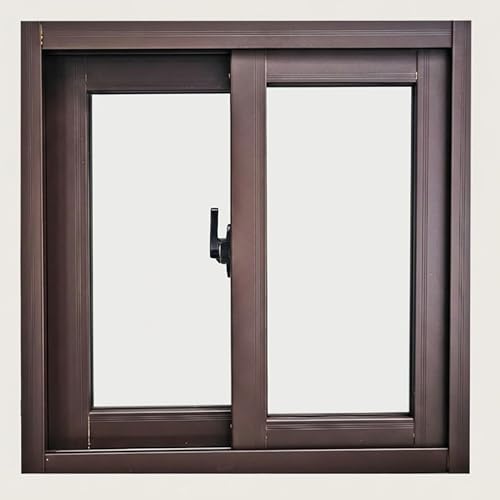 Fenêtre coulissante en aluminium 76x41cm pour cave et abri