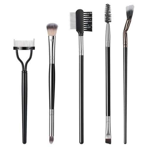 5 Pack Eyebrow Brush and Comb, Spoolie Mascara Brush Lash Separat...