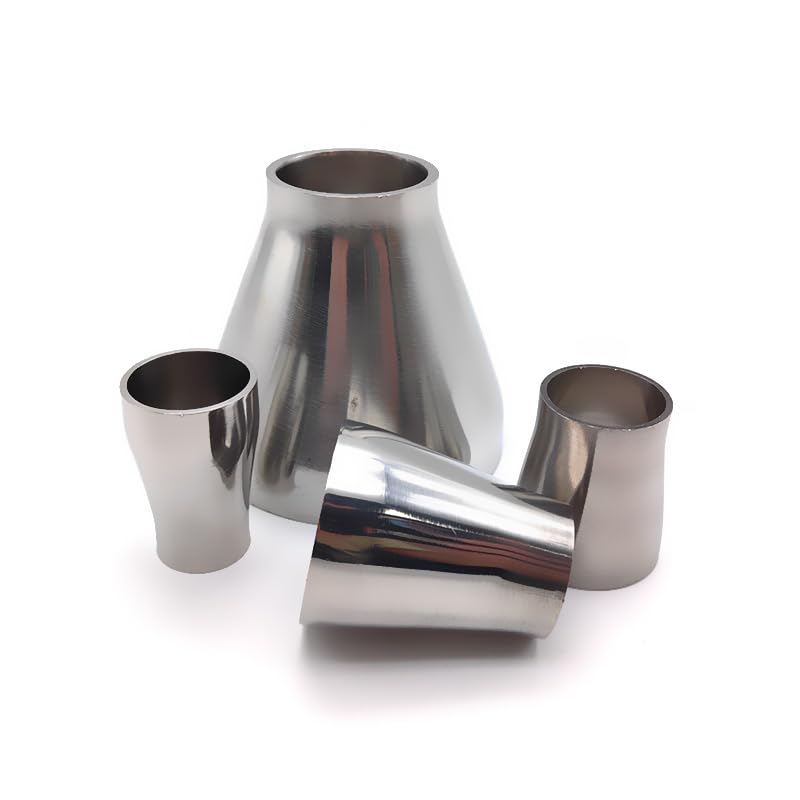 Accesorio de tubería de Soldadura con Reductor concéntrico de Acero Inoxidable SS304 de 19 mm a 38 mm