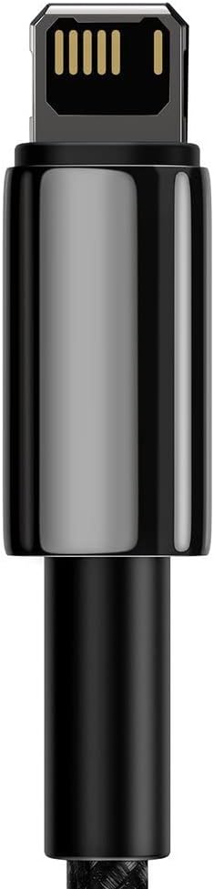 Cabo USB P/Lightning Baseus Tungsten Fast Charging 2.4A 2M - Preto