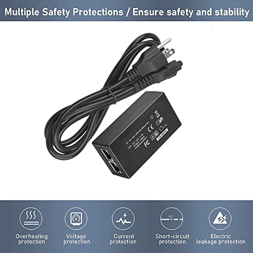 Injectores PoE Digipartspower 48V 24W IEEE 802.3af para adaptador Power Over Ethernet para teléfonos VOIP y cámaras IP miniatura 2