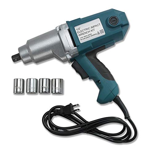 Llave de Impacto Eléctrica 1/2" con Accesorios