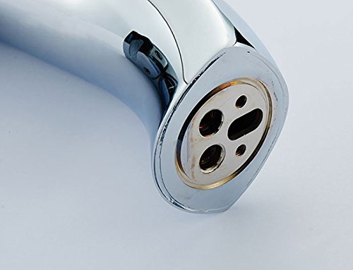 Modern Waterfall Single Handle Brass With Chrome Finish Kitchen Basin Sink Faucet(D-81H18-Chr) #TOP5