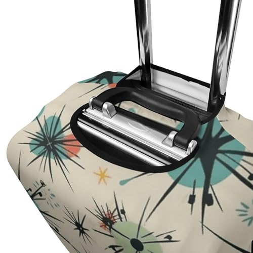Carry on Luggage Cover Atomic Stars Retro Pattern Suitcase Covers for Luggages Tsa Approved Travel Luggage Sleeve Protector Elastic Suitcase Protector Anti-Scratch Washable Fits 19-30 Inch Case -L 5
