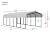 Arrow CPHC102907 Heavy Duty Galvanized Steel Metal Multi-Use Shelter, Shade, Carport, 10' x 29' x 7'