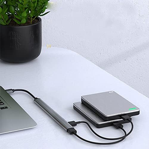 Coverzone Type-C USB 3.0 7 Portlu Hub Otg Çoğaltıcı Pc Telefon Bilgisayar Uyumlu Veri Aktarımı Mouse Klavye Bağlantısı ADS303C - Görsel 2