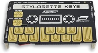 Stylophone Stylosette – The Original Pocket Synthesizer in Portable Cassette Size. Play Tunes in an Instant with the Touch Keyboard and inbuilt Speaker. Extra features include FX & Expansion Port.