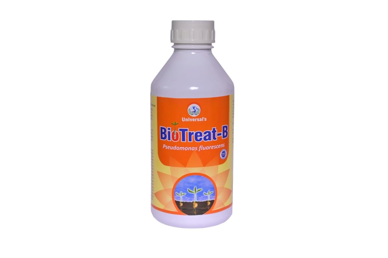 BioTreat-B | Pseudomonas fluorescens Liquid Input | Soil, Seed & Foliar Application | Supports Plant Growth & Soil Management | Liquid Bacterial Formulation (1 Litre)-image-19