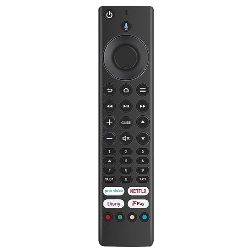 Replacement Universal Voice Fire Remote F4320AFR F4020AFR RM-C3255 CT-8570 CT-8565 RC39177 Fit for TCL Toshiba Ferguson JVC Smart TV
