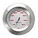 Lantelme Grillthermometer Edelstahl für Grilldeckel Temperatur bis 450°C Analog | Garraumtemperaturmessung an Grillhaube | Thermometer Smoker Grill BBQ Gasgrill Kohlegrill als Zubehör Ersatzteil