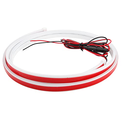 Car LED Hood Light Strip, 70 Inch 12V Flexible Waterproof Daytime Running Lights for Car, Universal Engine Cover Decoration Accessories for Cars, SUVs, Trucks, Dynamic Scan Start-up Effect (White) - Image 3