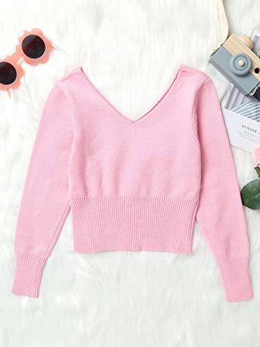 TTAO Kids Girl's Ballet Sweater Cardigan High Waist Ballet Warm Up for Leotards Dress4