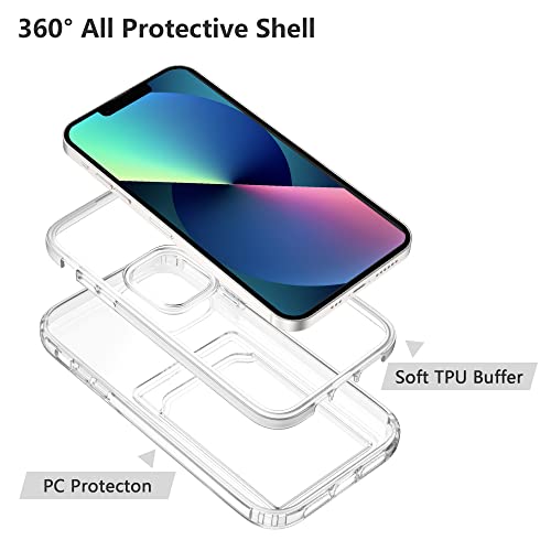 ZCDAYE Case for iPhone 13, iPhone 13(6.1 inch) Clear Phone Case with Card Holder, Slim Clear Soft TPU Shockproof Phone Case for iPhone 13(6.1 inch) - Transparent ZCDAYE Case for iPhone 13, iPhone 13(6.1 inch) Clear Phone Case with Card Holder, Slim Clear Soft TPU Shockproof Phone Case for iPhone 13(6.1 inch) - Transparent