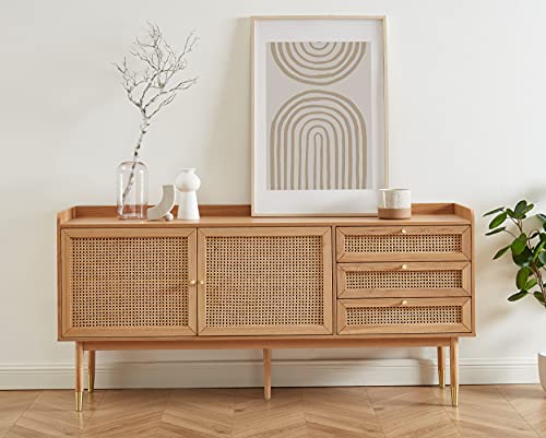 BAÏTA Buffet Léon, Bois, Chêne, L180cm