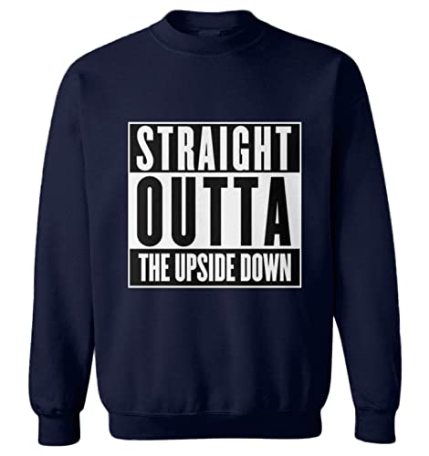 Haase Unlimited Straight Outta The Upside Down - Toddler Fleece Crewneck Sweater