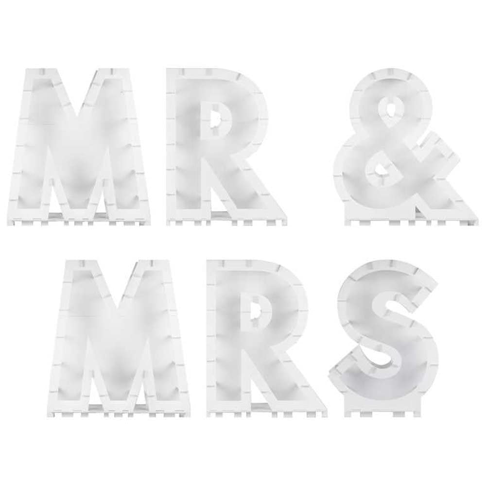 MR & MRS befüllbare Ballonständer