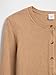 GAP Womens Crewneck Cardigan Camel/Camel HTR CMB-E XXS