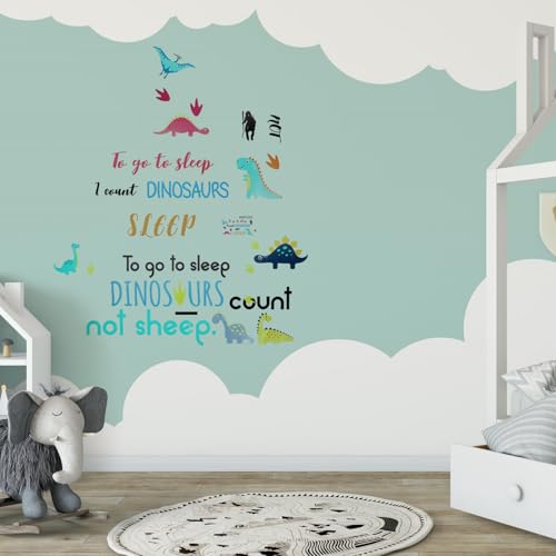 Vinilos decorativos dinosaurios para dormitorio 2 piezas miniatura 7