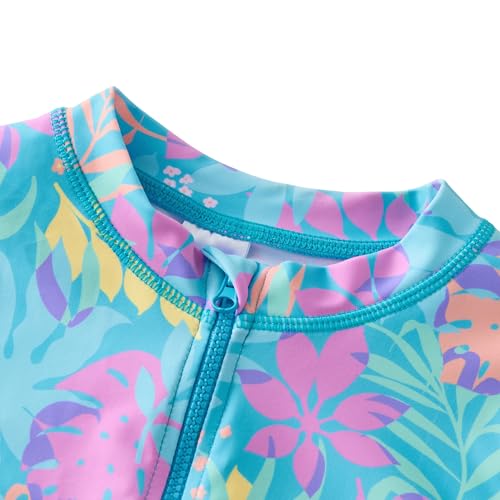 Image of Toddler Girls Swimsuit Rash Guard Sets 2-Piece Bathing Suits UPF 50+ Summer Kids Swimwear 2-7T