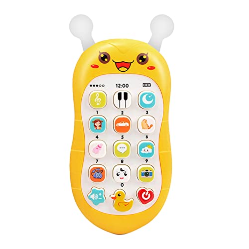 CoudarTitie Téléphone Jouet pour Bébé Smartphone Éducatif Électronique Jouet d'Apprentissage Bilingue Boutons Multiples Fonction Sonore en Adapté pour