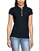 Produktbild Tommy Hilfiger Heritage Short Sleeve Slim Polo Kurzarm Poloshirts Damen, Blau (Midnight), XS