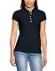 Tommy Hilfiger Damen Poloshirt Kurzarm Heritage Slim in Mitternachtsblau