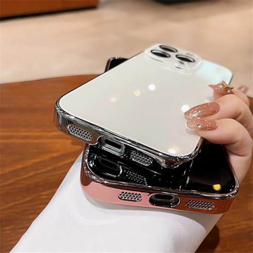 Coque verre cristal iPhone 14 Pro gris titane évite rayures dos - 2