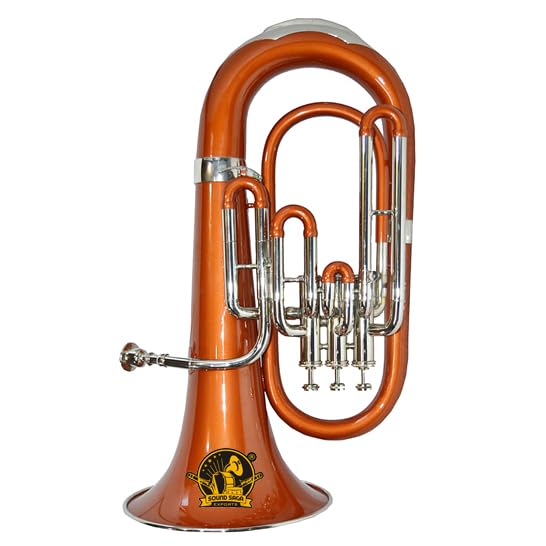 SOUND SAGA® Euphonium 3 Valve Bb Pitch Including Mouthpiece & Carry Case (COPPER)