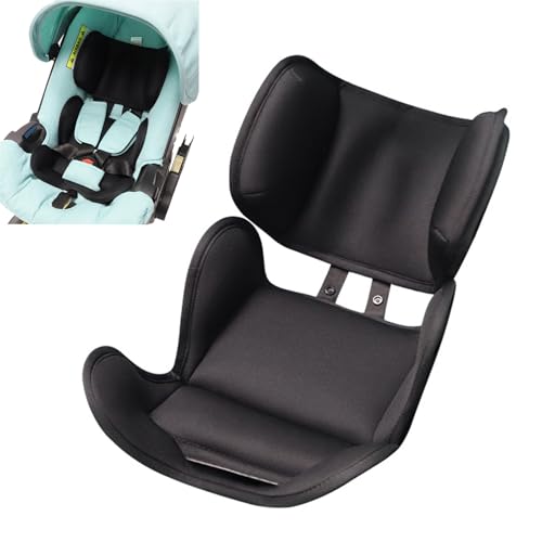 PandaEar Universal Stroller Pad, Breathable & Adjustable Car Seat Liner, Non-Slip Infant Pushchair Pad for Fits Strollers, Car Seat (Black)