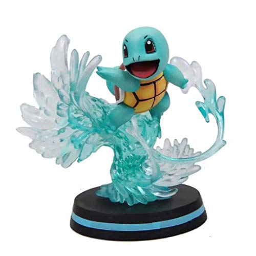 Pokemon Pokemon Pop-Charmander Squirtle Bulbasaur Charmeleon Mewtwo Wartortle Figura Pokemon Estatua de PVC Figura Figura Figura Decorativa 14 cm (Squirtle) Cover